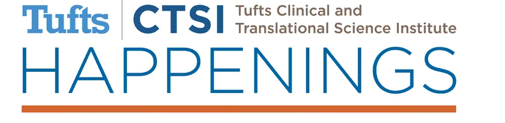 Logo for Tufts CTSI Happenings e-newsletter