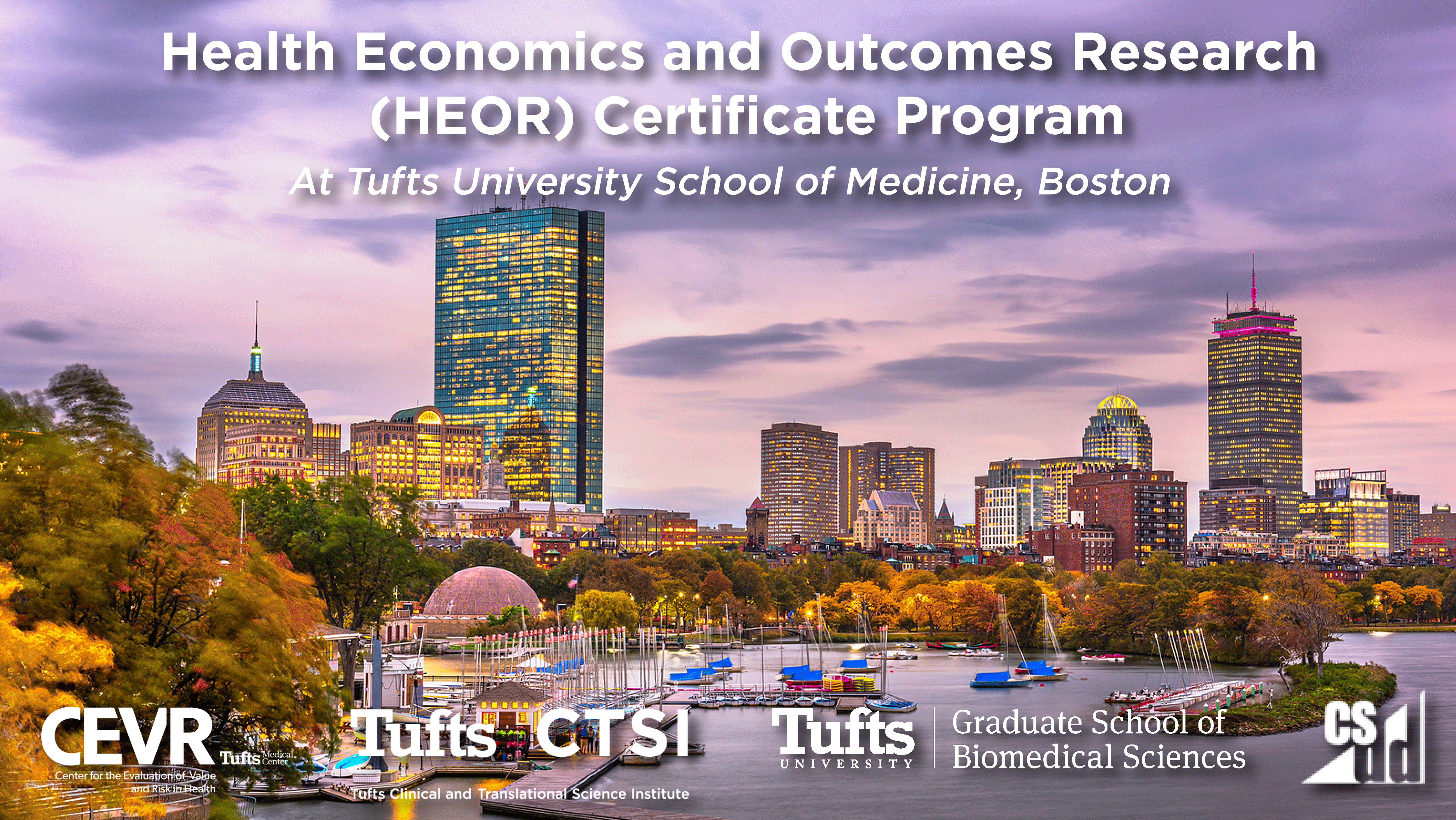 HEOR Certificate Program banner with logos